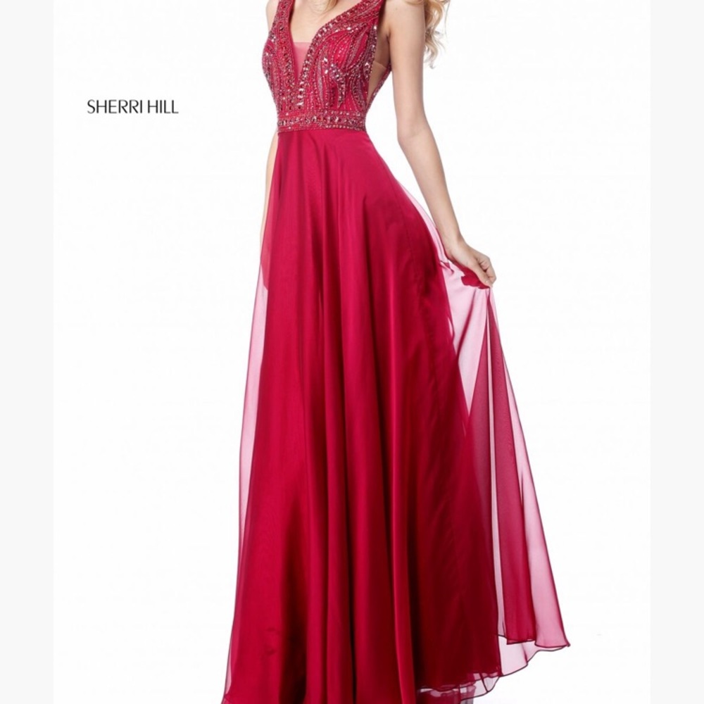 sherri hill red dress
